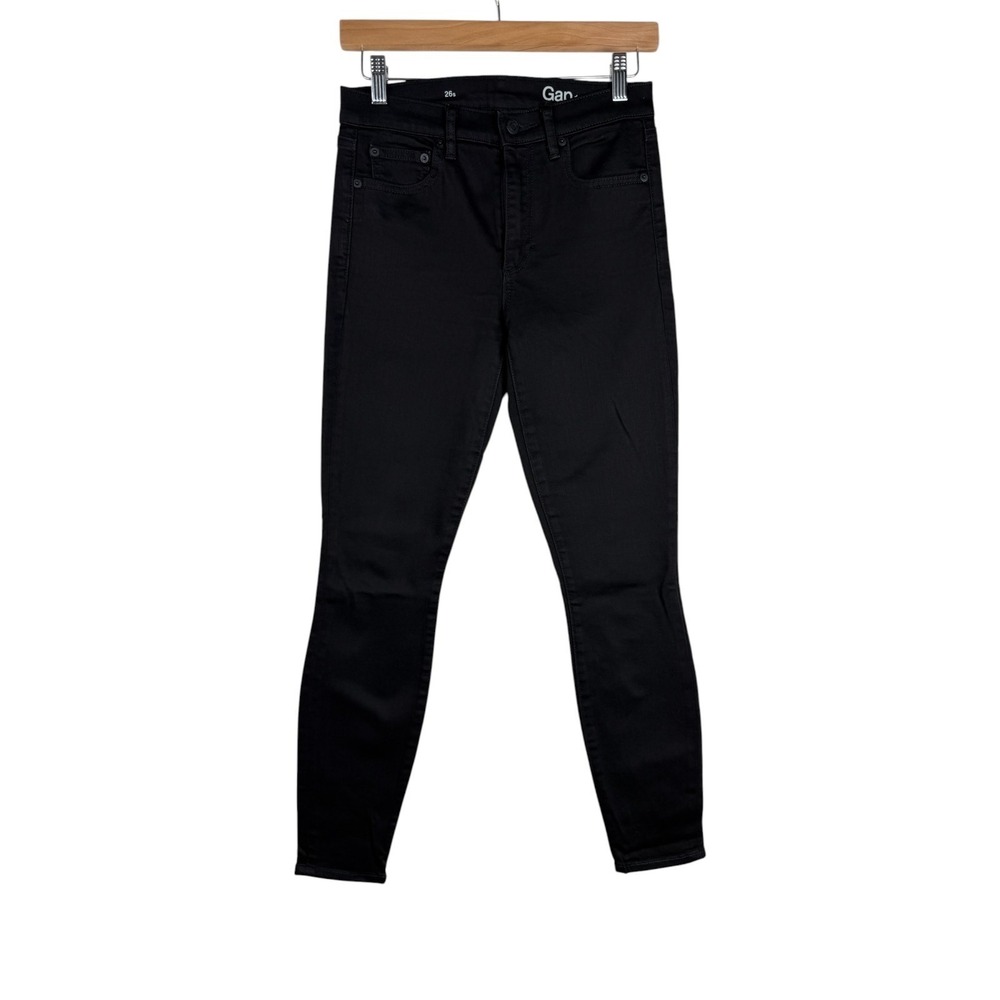GAP‎ 1969 True Skinny Jeans size 26 Short Black
